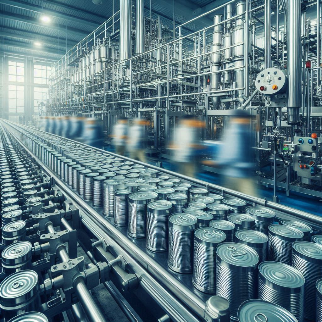 خط تولید غذاهای کنسروی